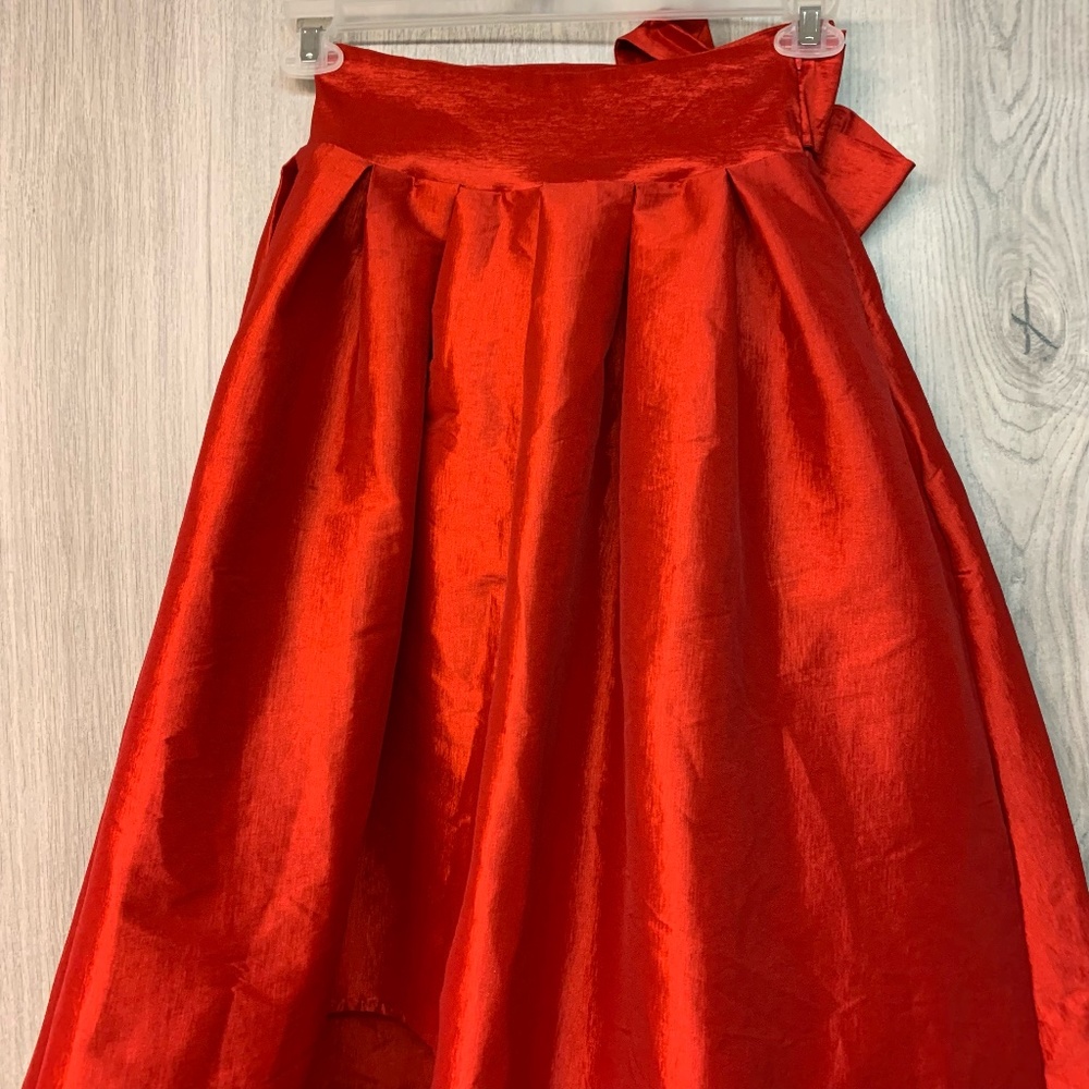 Red Formal Skirt